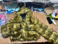 New store opening 50% discount for only three daysNew Fluffy Top Coat with Hooded Autumn Winter Faux