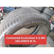 USED TAYAR 285/40R20 CONTINENTAL 2023Y TAYAT TYRE 285/40/20 RM300 1PC