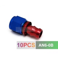 6AN AN6 6-AN STRAIGHT SWIVEL OIL/FUEL/GAS LINE HOSE END PUSH-ON MALE FITTING