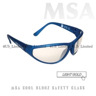 MSA Cool Blooz Safety Glasses | Safety eyewear | Clear Anti-fog Light  Gold Smoke lens | Clear Kesel