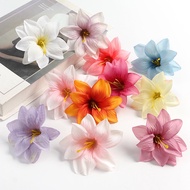 1Pc 9cm Artificial Silk Lily Flowers for Wedding Party Home Decoration DIY Craft Wreath Gifts Accessories