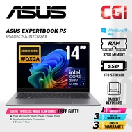 Asus 14" ExpertBook P5 P5405 Laptop Intel U7 258V Intel 32GB DDR5 1TB WQXGA IPS Win11Pro 3Y Onsite -