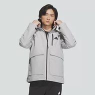 ADIDAS TH MH WV JKT 男休閒外套-灰-IT3953 3XL 灰色