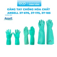 Ansell Chemical Resistant Gloves (37-676), (37-175), (37-185) chemical-resistant, acid-resistant, sw