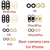 เลนส์กล้อง สำหรับไอโฟน 14 pro max 14 plus 13 pro max 12 pro max 12 pro 12 mini 12 11 11 pro max x xs xs max xr 8 plus 7 plus 6s plus 6 plus 7 8 6s 6 กระจกเลนส์กล้อง Camera Lens For iphone  กระจกกล้องหลัง