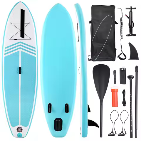 Inflatable Stand up Paddle Board SUP Inflatable Paddle Board with Paddleboard Accessories Triple Act