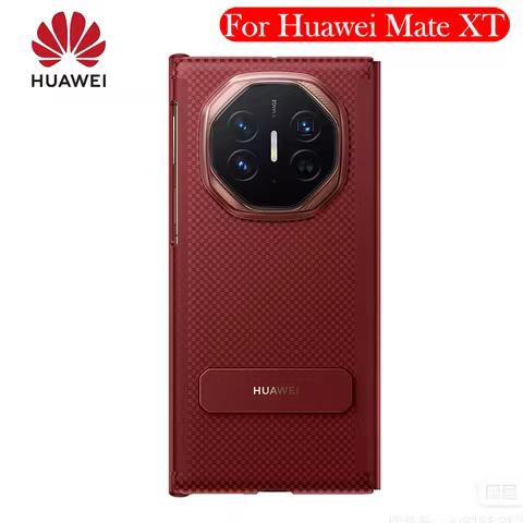 Original Case For Huawei Mate XT Bracket Carbon Fiber Back Cover Case for HUAWEI MATE XT Ultimate De