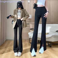seluar jeans perempuan jeans women seluar bootcut woman High-Waist Drape Flare Pants - Summer Slim F