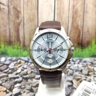 Casio Analog Jam Tangan Pria Strap Cokelat Mtp-1374L-7A Original