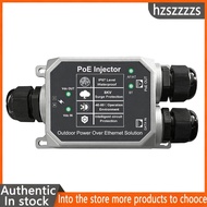 【hzszzzzs】3 Port 2.5G Gigabit Solar-Powered PoE Injector Outdoor IP67 Waterproof POE Repeater 9-57Vd