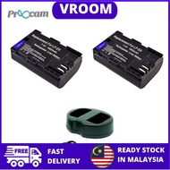 Proocam Canon LP-E6 Battery (2pcs) With Kingma Charger Dual package value