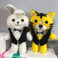 RABBIT LULU 我們都要結婚系列 長腿版 老虎與兔子之戀 婚禮擺飾