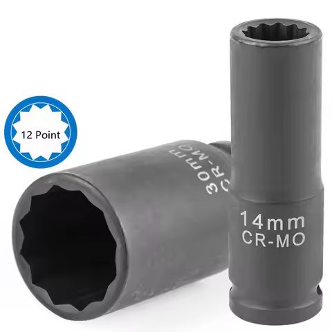 1/2 inch Torx Socket Wrench Head Metric Air Pneumatic Socket Wrench Head 8-41mm Standard Durable Car