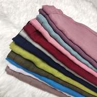 🌷Tudung bawal tepi /border benang tarik /bawal sahara /sulam tangan bidang 45 "