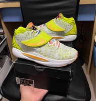 Nike KD 14 White Lime Green US10.5 kd14 kobe kyrie pg