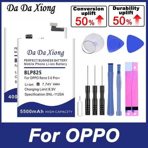 BLP769 BLP909 BLP825 Battery For OPPO Realme Oneplus Reno Find GT 4 4SE X5 6 K9 7 8S 8T 5K R5 R5S 10