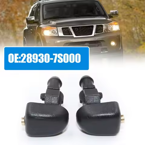 2pcs Car Front Windshield Wiper Washer Spray Nozzles Jets Accessories 28930-7S000 for NISSAN TITAN A