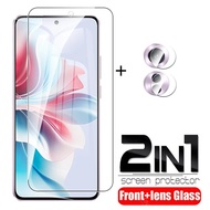 2in1 Camera Tempered Glass For Oppo Reno11 F 11f 6.7inch 5G CPH2603 F25 Pro Screen Protector Protective Phone Film
