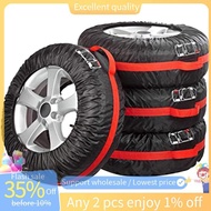 In stock-Seasonal Tire Covers Set of 4 Spare Wheel Storage Tote Bags with Handle for 13 Inch-17 Inch
