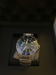 Steinhart 蝦仔 鈦金屬 42 mm 藍黑圈 機械錶（全新）（送原廠皮帶）