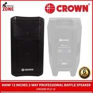 Crown PLX 12 Speaker / 2 - Way Professional Baffle / 12inch Speaker / Original Crown