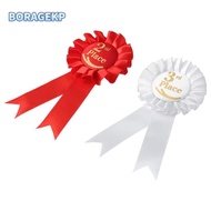 BORAGEKP Rosette Ribbon, Blue,Red,White Recognition Ribbons Ribbon Award Set, Award Ribbons  Ribbon 