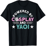 Powered By Cosplay And Yaoi Yaoi Femboy   T-Shirt