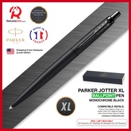 Parker Jotter XL Ballpoint Pen - Monochrome Black (with Black - Medium (M) Refill) / {ORIGINAL} / [RetailsON]