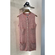 Original 2025 Latest Chan Women's Sleeveless Pink Mini Dresses Size：S_L vuM