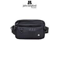 JOHN LANGFORD Men's Waist Bag / Nylon / Black / JLY239N5