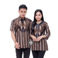 Couple Blouse Batik Lengan Panjang Kemeja Batik Lengan Pendek Modern