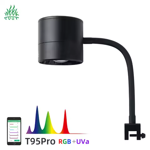 Week Aqua T95 Pro LED Aquarium Light RGB Plus UVa Spectrum Bluetooth Control For Freshwater Planted 