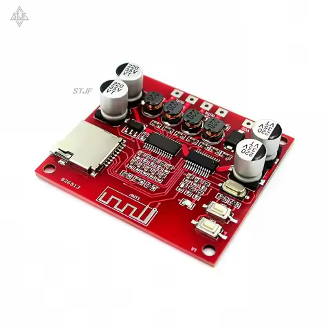 STJF XH-A233 15W X 2 Bluetooth 4.2 Digital power amplifier board Stereo TF Card Play 12v~24v Audio A