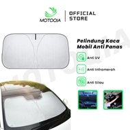 Motoqia Car Windshield Anti-Heat Protective Umbrella / car front sunshade / Open size 145x80cm