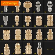 【Forever】 1Pc 1/4" Quick Connect Coupler Adapter-Car Clean Washing Pressure Washer Connector I6Y7