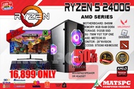COMPUTER DESKTOP SET RYZEN 5 2400G 16GB RAM 512GB SSD 20 INCHES MONITOR