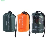 HELIX Emergency Sleeping Bag Keep Warm Camping Outdoor Emergency Blanket Thermal Blanket Outdoor Biv