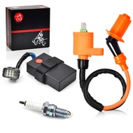 CDI Box Ignition Coil Spark Plug Kit For Honda FourTrax 300 TRX 300 TRX 300FW 2x4 4x4 1998-2000 3040