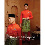 BAJU MELAYU ◆ ORANGE RED C37 | PREMIUM FIT | ELRAH EXLUSIVE◆ MAGNIFICENT 4.0 2023