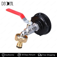 Faucet for IBC Tank Drain Adapter 3/4 Thread Connector Brass Tank Drain Adapter Tap Adapter Valve fo
