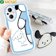 Ucuc Pemegang 8D + Casing Ponsel Untuk Oppo Reno 8Z 5G Reno 7Z 5G Reno