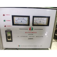 Matsumoto 2000 watt stabilizer stabilizer
