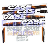 CASE 580M Backhoe Loader Sticker Set
