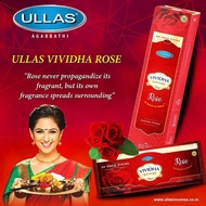Ullas Agarbathi Vividha Rose Incense Sticks
