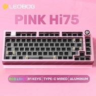 LEOBOG Hi75 Mechanical Keyboard Kit Gamer Keyboards Kit Wired Keyboard Kits With Knob Hot-Swap Gaske