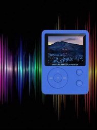卡片式帶屏幕MP4播放器，歌詞同步顯示，電子書MP3，內置麥克風，全頻帶立體聲FM收音機