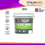 5KG Nippon Paint Flex 200 Arcylic Waterproofing - 145 White