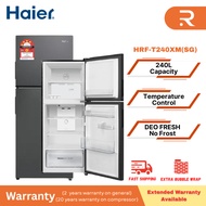 HAIER 240L 2 Doors Top Mount Refrigerator HRF-T240XM(SG) | 两门冰箱 Peti Ais