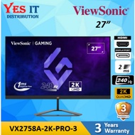 ViewSonic VX2758A-2K-PRO-3 27" 240Hz 2K Gaming Monitor