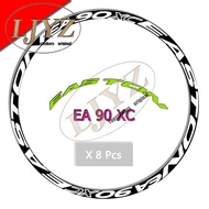 EASTON EA90XC Wheelset Rim stickers for MTB Mountain Bike 26 27.5 29 inch